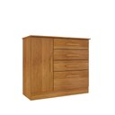Ver imagem 1 de Cômoda moderna para quarto de casal - Chicago-Cinamomo - Tcil Móveis