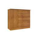 Ver imagem 1 de Cômoda moderna para quarto de casal - Chicago-Cinamomo - Tcil Móveis