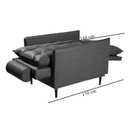 Ver imagem 4 de Poltrona Reclinável Relaxamento e Leitura Couro Híbrido Star Espresso Móveis