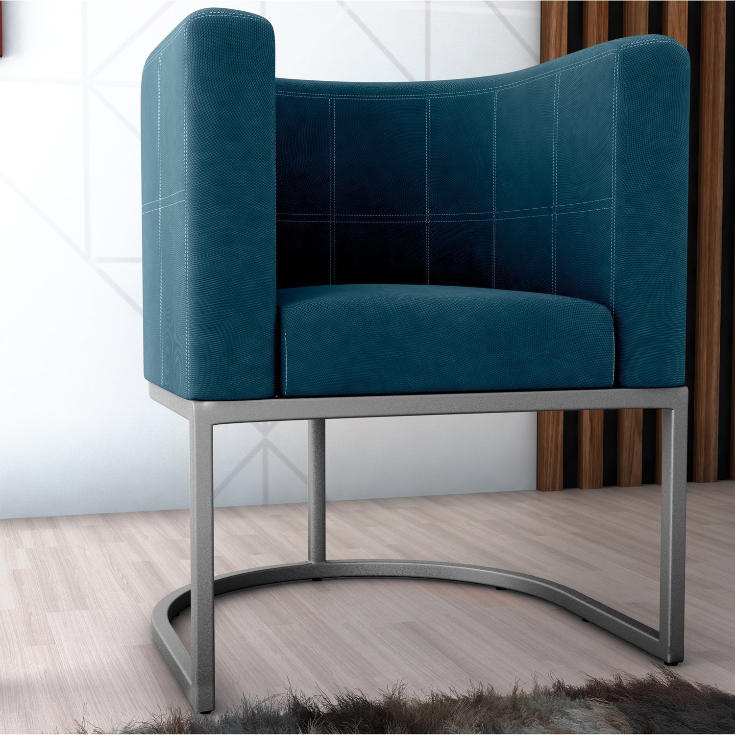 Poltrona Decorativa para Sala de Estar Ibiza - 1