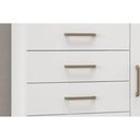 Ver imagem 4 de Cômoda Casal 1.4 Plus C/ 1 Porta e 4 Gavetas Jatoba - Santos Andirá