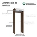 Ver imagem 3 de Porta-geladeira 83 Cm 1 Porta Basculante Rustic/branco Stella Madesa