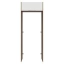 Ver imagem 6 de Porta-geladeira 83 Cm 1 Porta Basculante Rustic/branco Stella Madesa