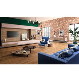 Piso Laminado Eucafloor Prime Click Carvalho New 2,36 m² - 3