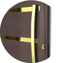 Ver imagem 5 de Porta de Aluminio Lambril 210x90cm com Puxador Super Premium Brimak Abertura Esquerda