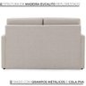 Sofá Cama Casal 2 Lugares Herval Aurora Linho Premium 146x194x75cm - 7