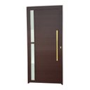 Ver imagem 2 de Porta de Aluminio Lambril 210x90cm com Puxador Super Visione Brimak Abertura Direita