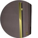 Ver imagem 4 de Porta de Aluminio Lambril 210x90cm com Puxador Super Visione Brimak Abertura Direita