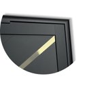 Ver imagem 4 de Porta de Aluminio Pivotante Lambril 210x100cm com Puxador Super Duna Brimak Abertura Esquerda