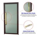 Ver imagem 5 de Porta de Aluminio 210x90cm com Puxador Super Murano