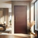 Ver imagem 1 de Porta de Aluminio Pivotante Lambril 210x100cm com Puxador Super Abertura Direita