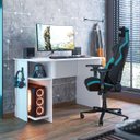 Ver imagem 2 de Mesa de Escritório YorK Q01 - Doce Sonho Móveis MESA DE ESCRITORIO MESA GAMER Branco