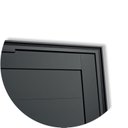 Ver imagem 5 de Porta de Aluminio Pivotante Lambril 210x100cm com Puxador Super Evolution Brimak Abertura Direita