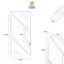 Ver imagem 7 de Porta de Aluminio Pivotante Lambril 210x100cm com Puxador Super Oasis Brimak