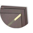 Ver imagem 6 de Porta de Aluminio Pivotante Lambril 210x100cm com Puxador Super Oasis Brimak