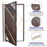 Porta de Aluminio Pivotante Lambril 210x100cm com Puxador Super Oasis Brimak - 3