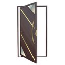 Ver imagem 2 de Porta de Aluminio Pivotante Lambril 210x100cm com Puxador Super Oasis Brimak