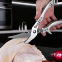 Ver imagem 3 de Tesoura de Cozinha Multiuso, Corta Osso de Frango, Peixe, Carnes, entre Outros Ls-315