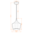 Ver imagem 2 de Pendente Decor Luminária Cappadocia Alumínio Preto/preto G