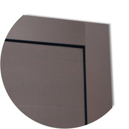 Porta de Aluminio Pivotante Lambril 210x120cm com Puxador Super Savana Brimak - 6