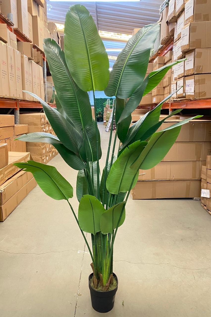 Planta Bananeira Artificial Toque Real Árvore com 1.90m - 2