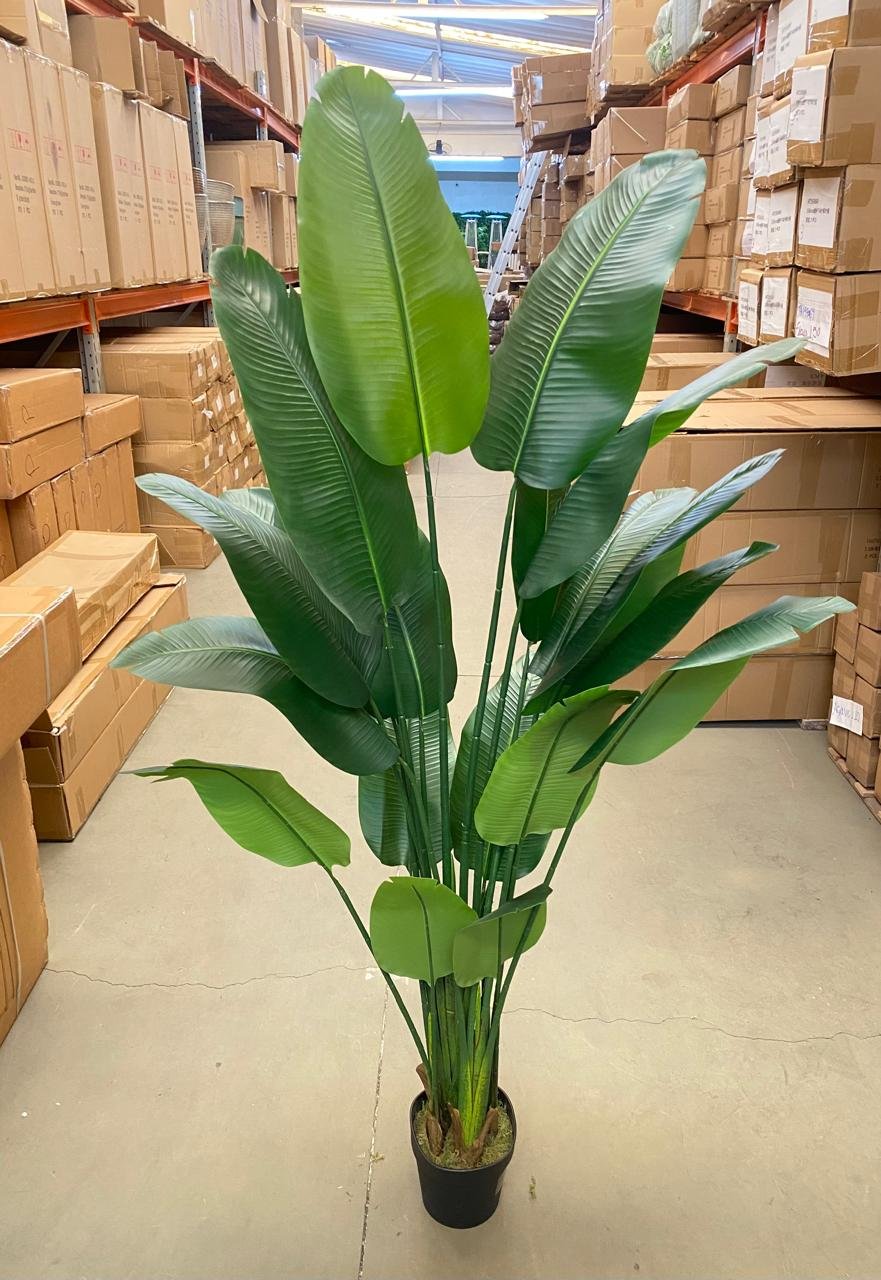 Planta Bananeira Artificial Toque Real Árvore com 1.90m - 3