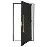 Porta de Aluminio Pivotante Lambril 210x100cm com Puxador Super Visione Brimak - 3