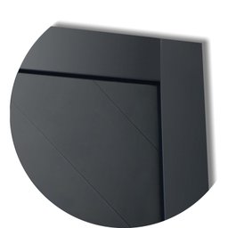 Porta de Aluminio Pivotante Lambril 210x120cm com Puxador Super Visione Brimak - 7