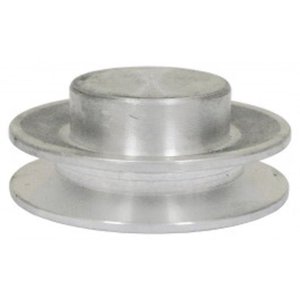 Polia alumínio 80mm 1 canal perfil a - Vonder