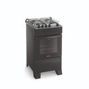 Ver imagem 1 de Fogão 4 Bocas Atlas Mônaco Top com Acendimento Automático e Forno 50l Preto Bivolt