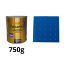 Ver imagem 1 de Piso Tátil Alerta Azul Pvc 25x25cm Kit 20pçs + 2 Cola 750g