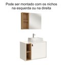 Ver imagem 7 de Conjunto Gabinete para Banheiro 70cm com Espelheira e Cuba Chicago