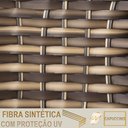 Ver imagem 6 de 2 Espreguiçadeiras Catar e 1 Mesa Garden Alumínio e Fibra Trama Original