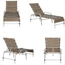 Ver imagem 5 de 2 Espreguiçadeiras Catar e 1 Mesa Garden Alumínio e Fibra Trama Original