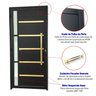 Porta de Aluminio Lambril 210x100cm com Puxador Super Miraggio Brimak - 2