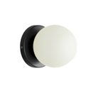 Ver imagem 2 de Arandela Luminária Lunar Globo 10 Cm Moderno Preto 005