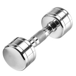 Halter Peso 4kg Cromado Galvanizado Academia Musculaçao Exercicio Triceps Biceps Treino - 3