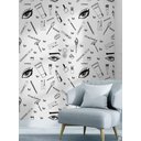 Ver imagem 3 de Papel de Parede Textura de Glamour Mod 007-60x300cm