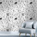 Ver imagem 2 de Papel de Parede Textura de Glamour Mod 007-60x300cm