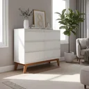 Ver imagem 4 de Cômoda para Quarto Londres com 6 Gavetas - Branco