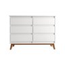 Cômoda para Quarto Londres com 6 Gavetas - Branco - 4