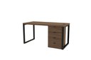 Ver imagem 2 de Mesa Diretor Kappesberg Frame e Gaveteiro F150+F204 Cor Marrom Munique