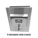 Ver imagem 2 de Caixa Primor Frontal Inox Grande com Fechadura Frontal Carta