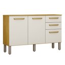 Ver imagem 5 de Balcão de Cozinha Athenas 110cm com 3 Portas 2 Gavetas Mobilihouse