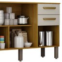 Ver imagem 6 de Balcão de Cozinha Athenas 110cm com 3 Portas 2 Gavetas Mobilihouse
