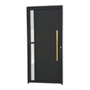 Ver imagem 3 de Porta de Aluminio Lambril 210x100cm com Puxador Super Visione