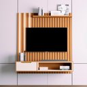 Ver imagem 1 de Home Ripado para Tv 58 Polegadas Orleans Nature Off White