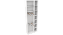 Ver imagem 3 de Armário Cabideiro Juliana M9 100% Mdf (closet Expositor) Vetorial Móveis Branco