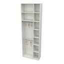 Ver imagem 1 de Armário Cabideiro Juliana M9 100% Mdf (closet Expositor) Vetorial Móveis Branco