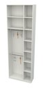 Ver imagem 1 de Armário Cabideiro Juliana M9 100% Mdf (closet Expositor) Vetorial Móveis Branco